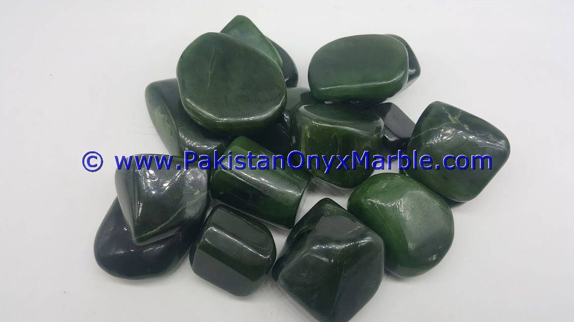 nephrite jade polished tumbled stones small genuine natural gemstone amazing top grade handmade healing stone-19
