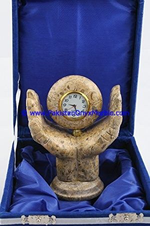 Marble hand Shaped Clock Handcarved Home Decor Gifts-02