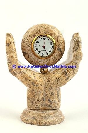 Marble hand Shaped Clock Handcarved Home Decor Gifts-03