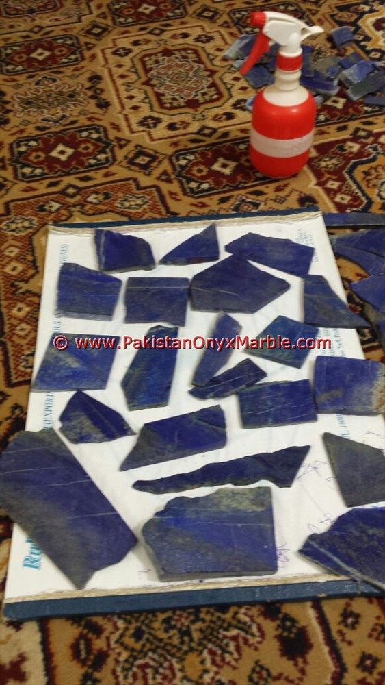 Lapis lazuli slices-10