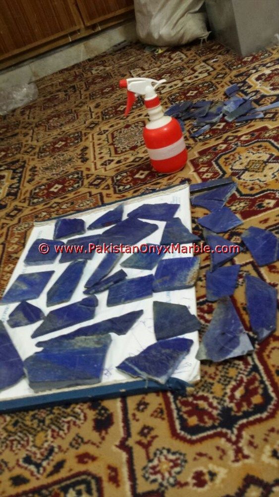 Lapis lazuli slices-11