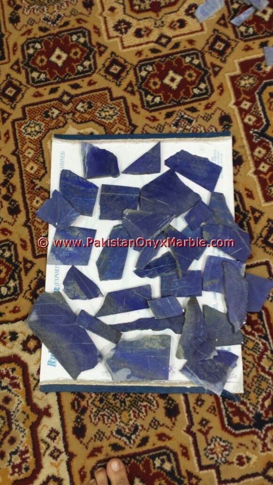 Lapis lazuli slices-12