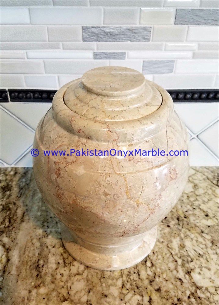Marble urns botticina classic verona sahara beige Marble cremation Keepsake Ashes-03