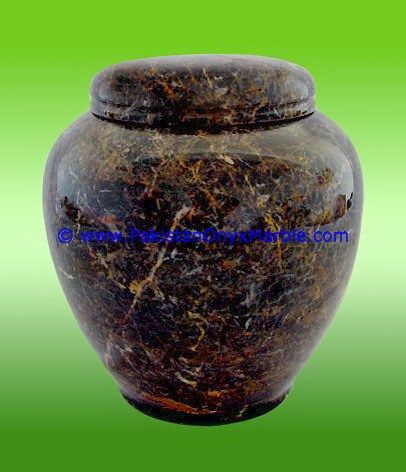 Marble urns black and gold Marble cremation Keepsake Ashes-02