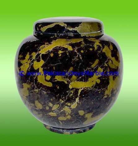 Marble urns black and gold Marble cremation Keepsake Ashes-03