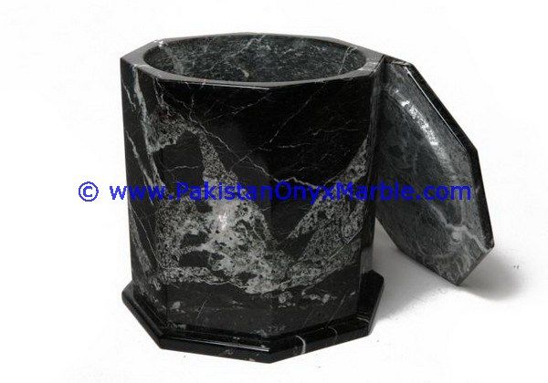 Marble urns black zebra Marble cremation Keepsake Ashes-03