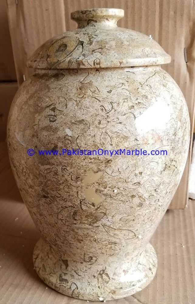 Marble urns fossil corel Marble cremation Keepsake Ashes-02