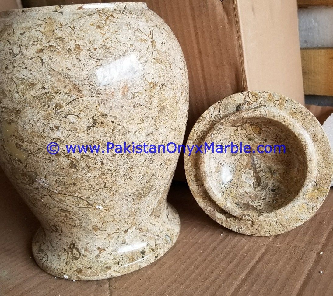 Marble urns fossil corel Marble cremation Keepsake Ashes-04