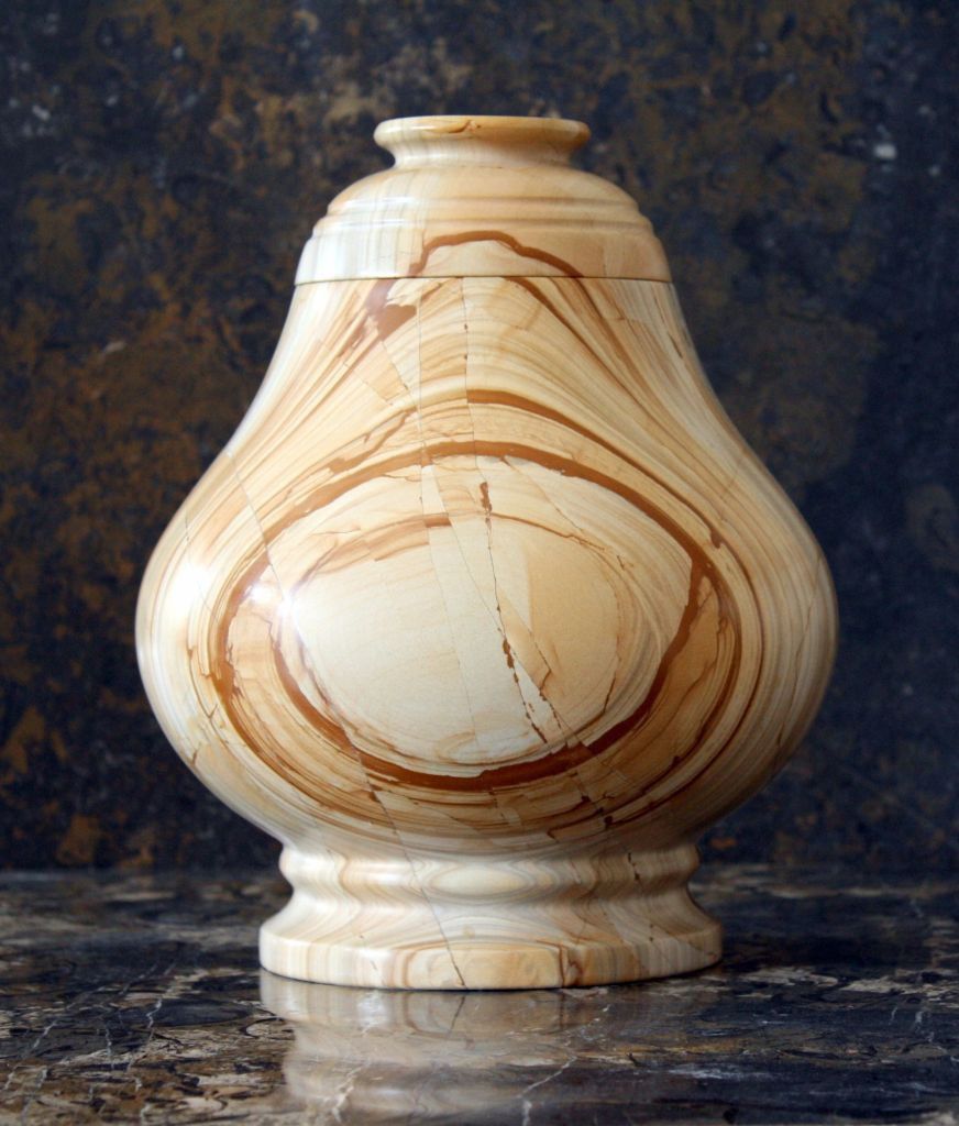 Marble urns Teakwood Burmateak Marble cremation Keepsake Ashes-02