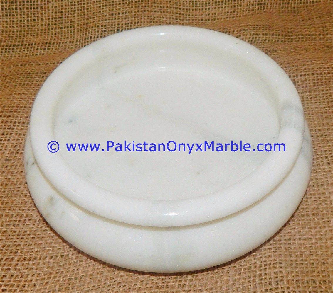 Marble white ziarat carrara serving dinning Bowls-02