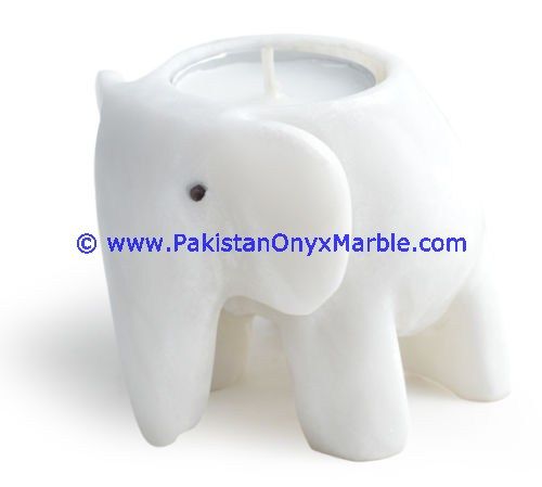 Marble Candle Holder Animals Elephant Turtle Tea Lights Candle Stick -holder-02