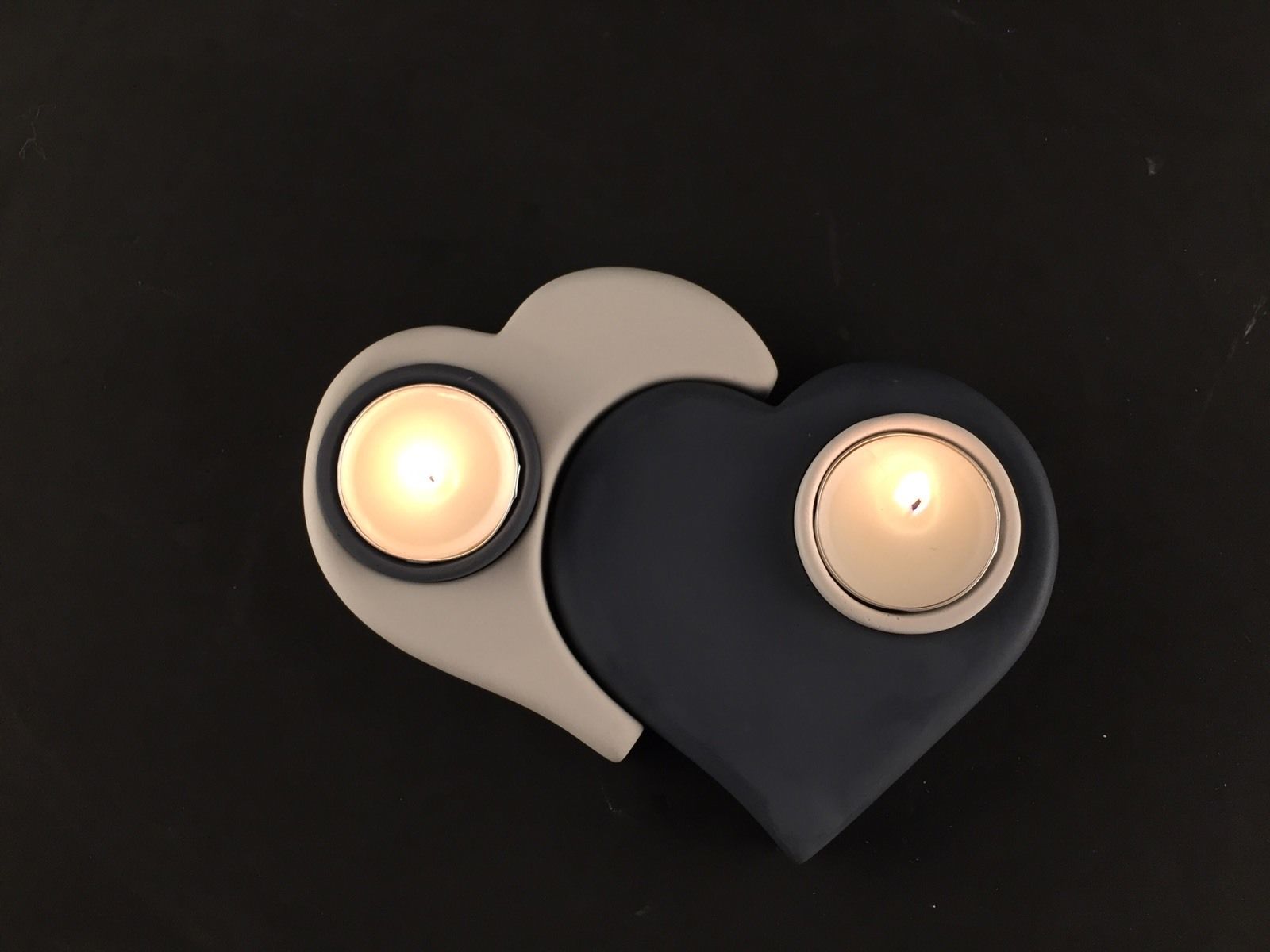 Marble Candle Holder heart shaped Tea Lights Candle Stick -holder-04