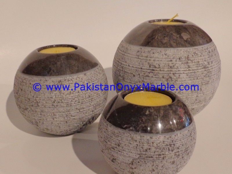 Marble Candle Holder sphere ball shaped Tea Lights Candle Stick holder-02