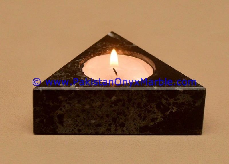 Marble Candle Holder triangle geometric shaped Tea Lights Candle Stick holder-04