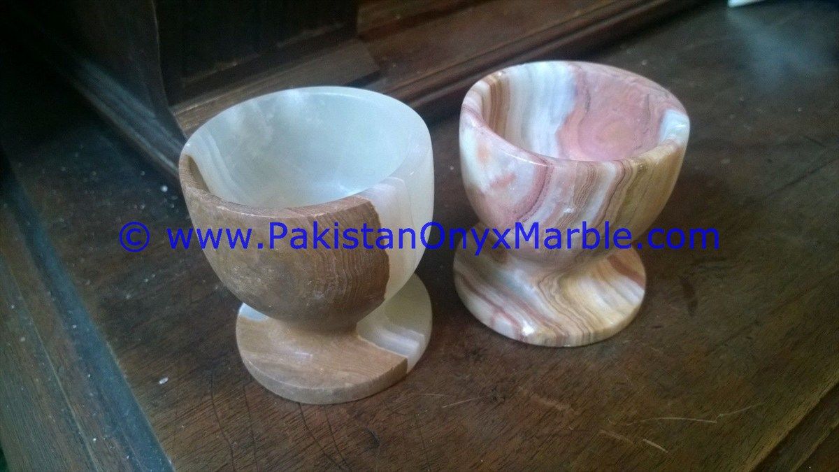 onyx egg cups holder stand handcarved natural stone-20