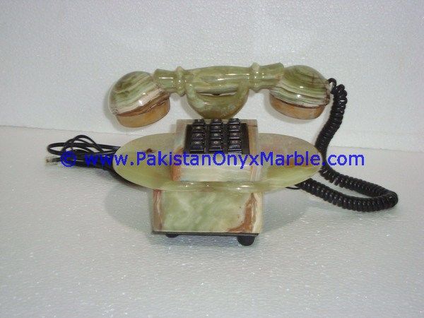 onyx telephone set crafts handmade unique-24