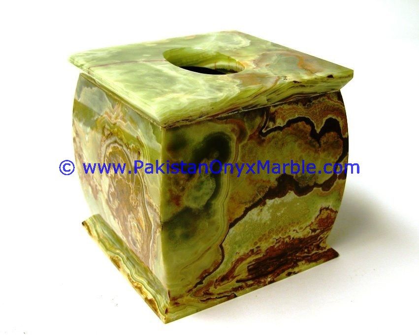Onyx Tissue Box Cover Holder-14