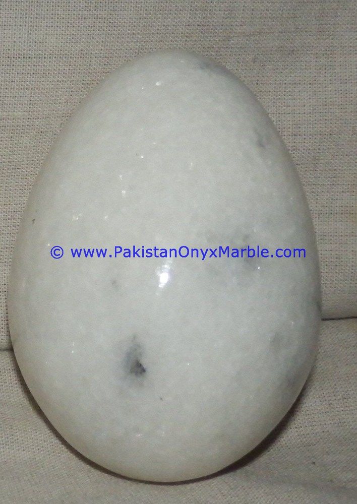 Ziarat Carrara White marble Hancarved Natural stone Egg-01