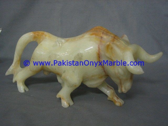 Onyx Carved bull ox Statue-02
