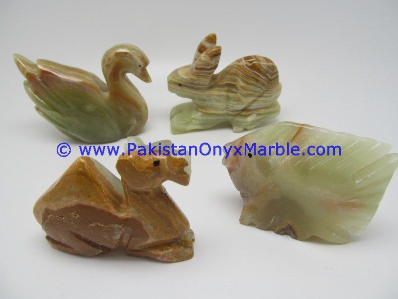 Onyx Carved camels Statue-13