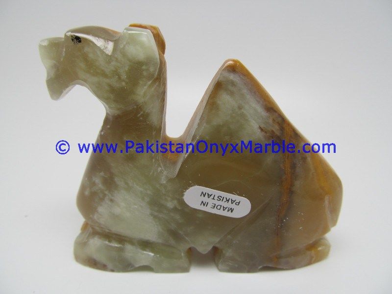 Onyx Carved camels Statue-14