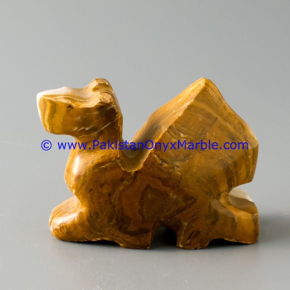 Onyx Carved camels Statue-20