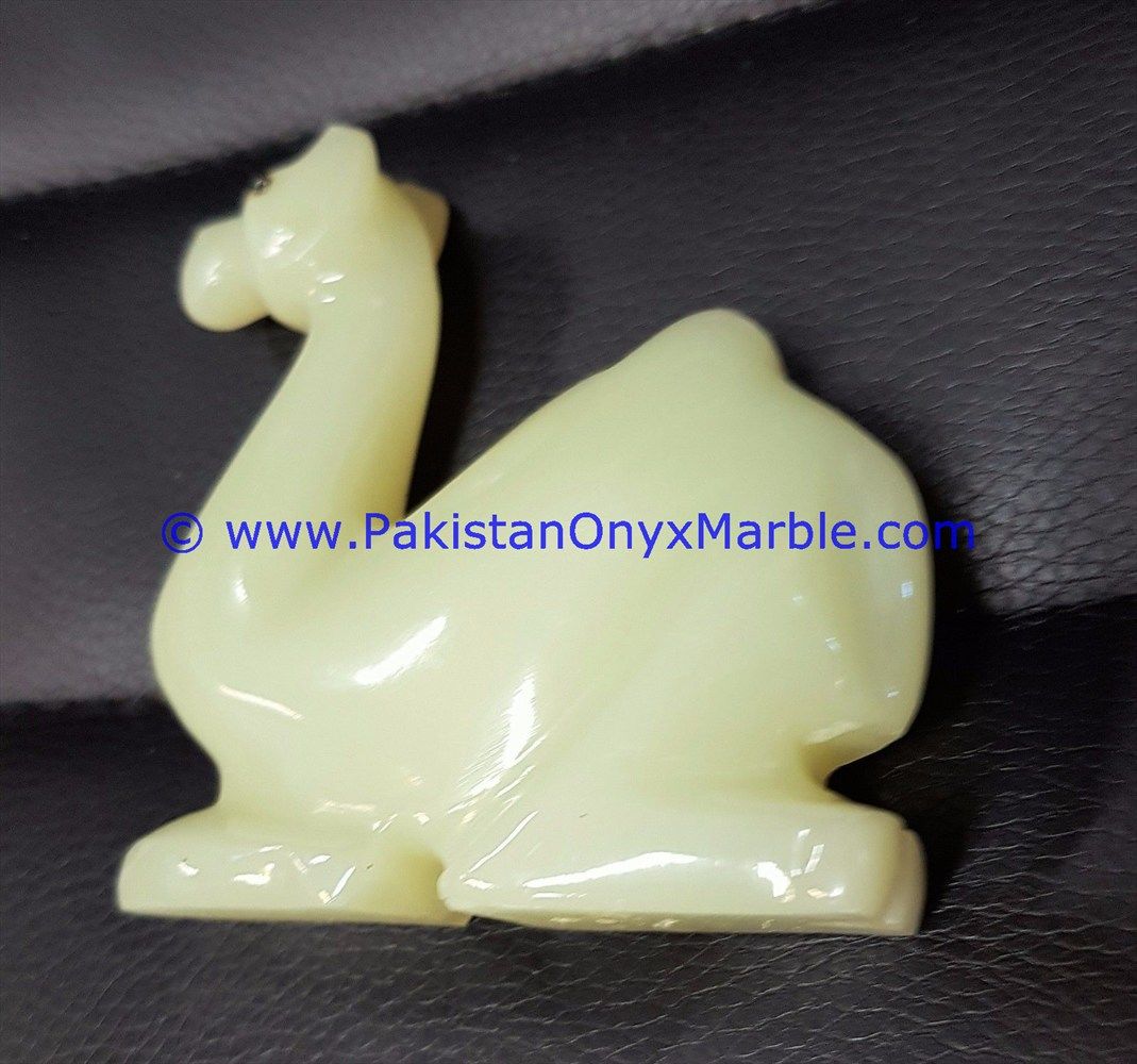 Onyx Carved camels Statue-23