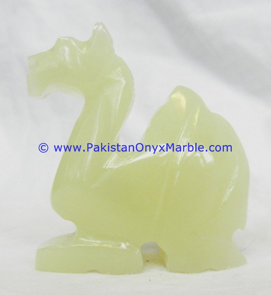 Onyx Carved camels Statue-24