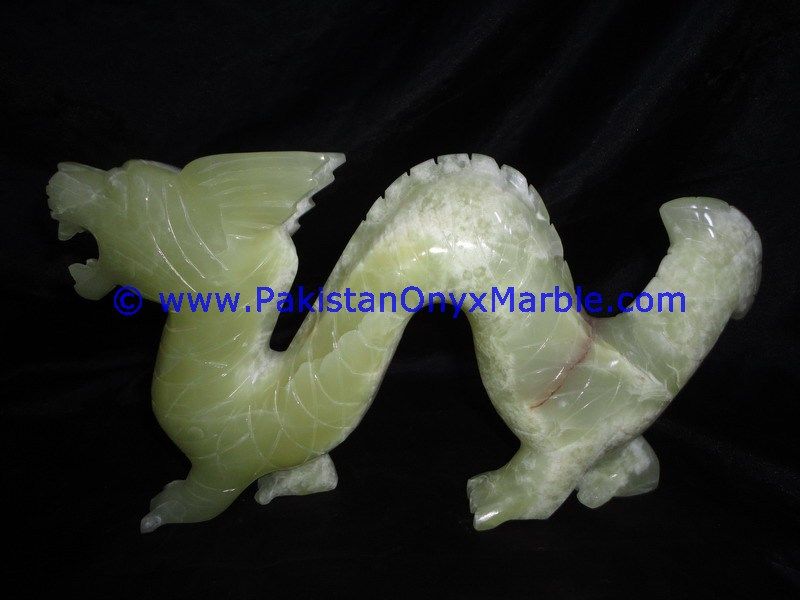 Onyx Carved dragon Statue-05