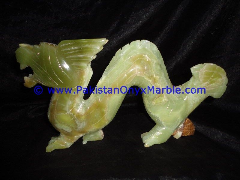 Onyx Carved dragon Statue-06