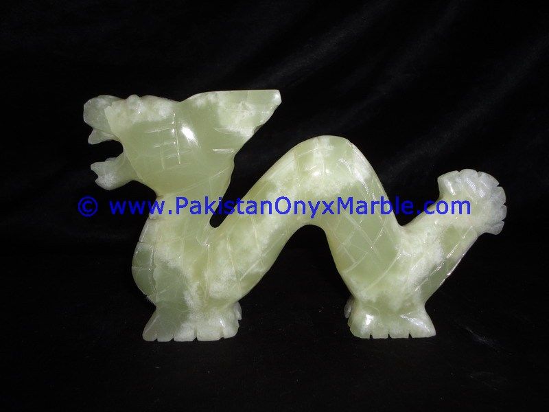 Onyx Carved dragon Statue-10