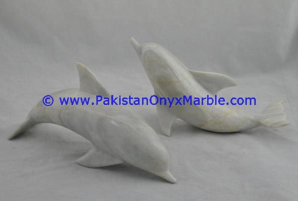 marble dolphins fish black white teakwoood fossil red zebra marble handcarved-01