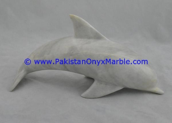 marble dolphins fish black white teakwoood fossil red zebra marble handcarved-04