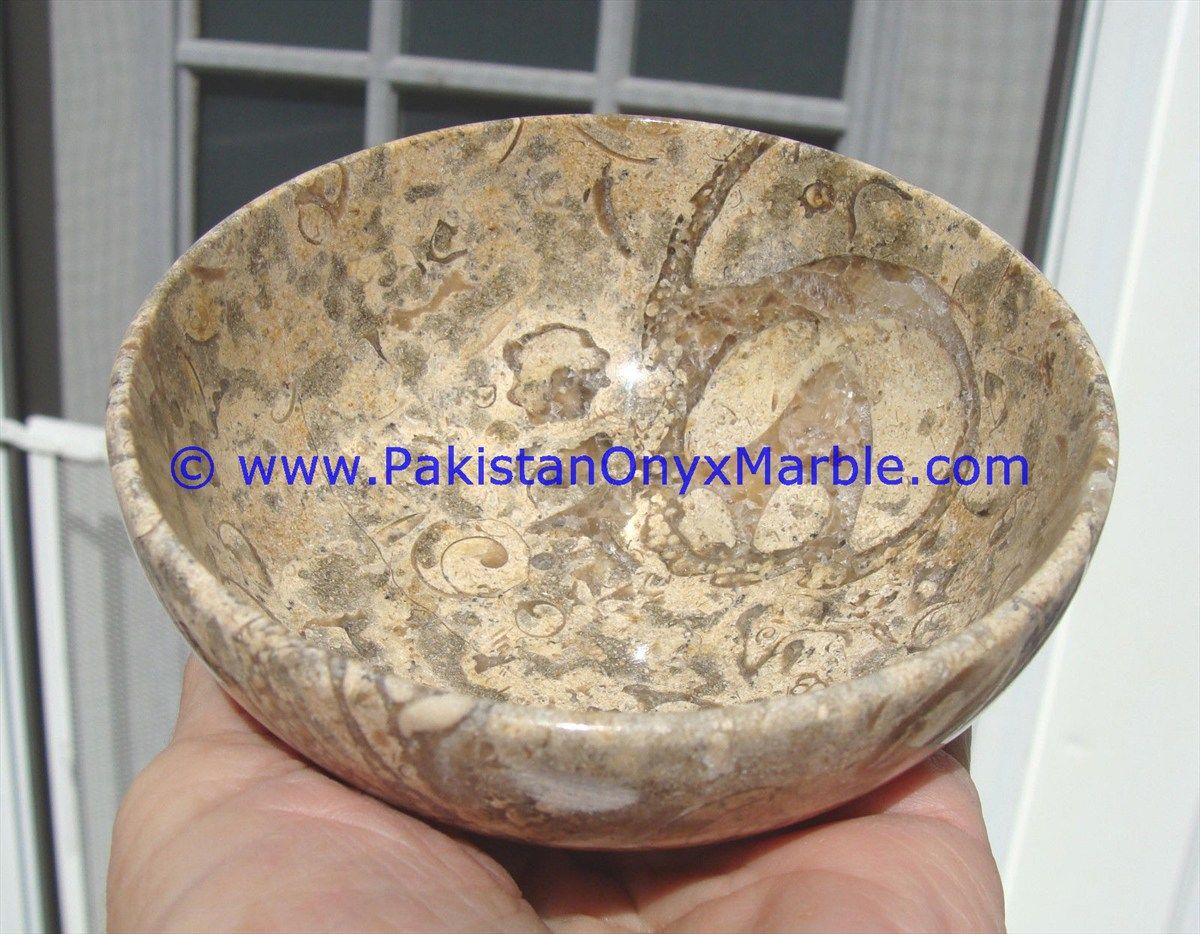 Marble Fossil Corel handcrafted pedestal fruit cake Bowls-03