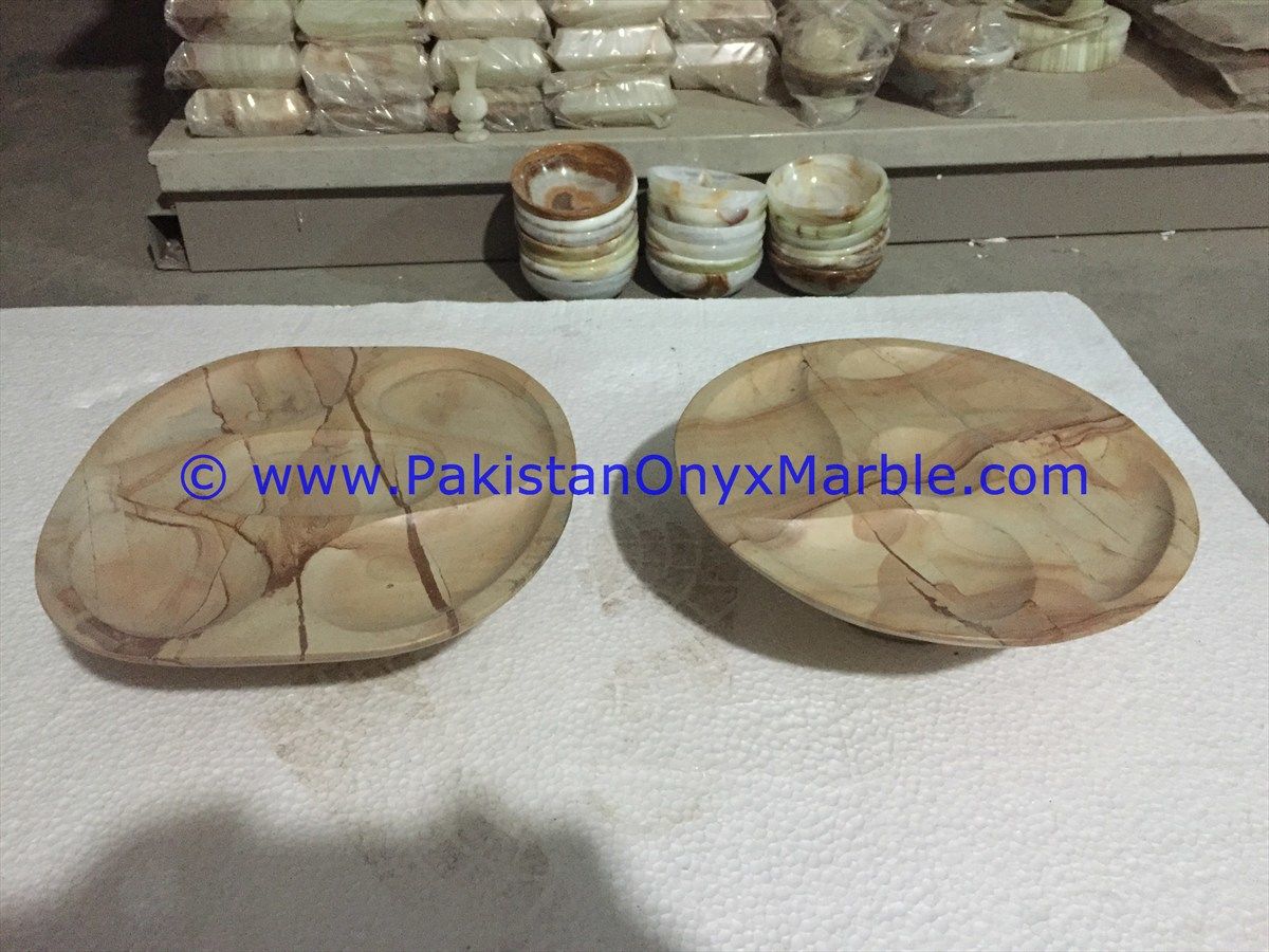 Teakwood Burmateak Marble handcrafted pedestal fruit cake Bowls-04