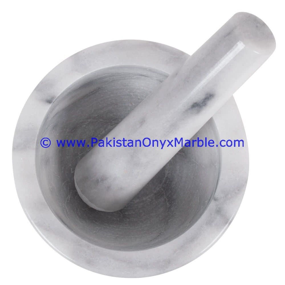 Gray Marble Mortar and Pestles for crushing grinding medicine Herbs-04