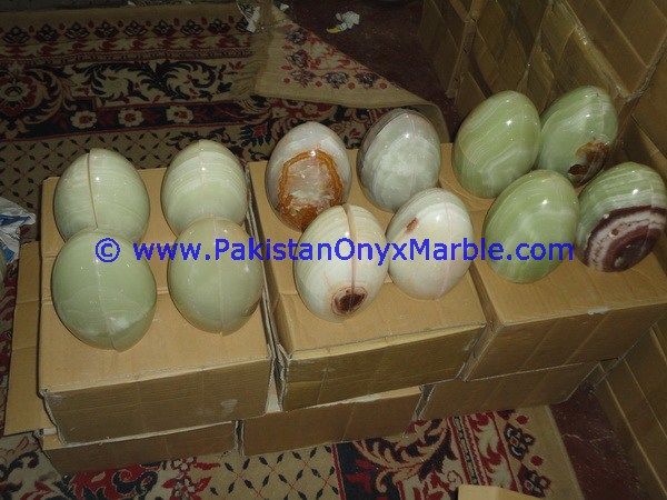 Onyx Bookends Egg Shaped-10