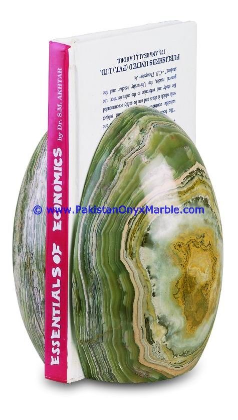 Onyx Bookends Egg Shaped-18