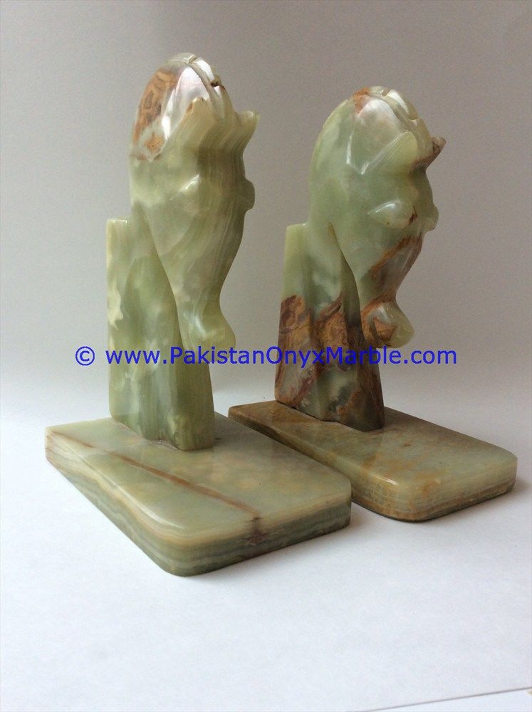 Onyx Bookends Horse Head-19