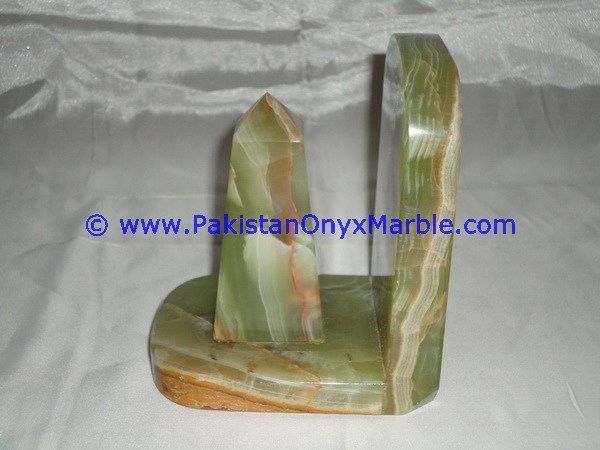 Onyx Bookends Pyramid Monument-11