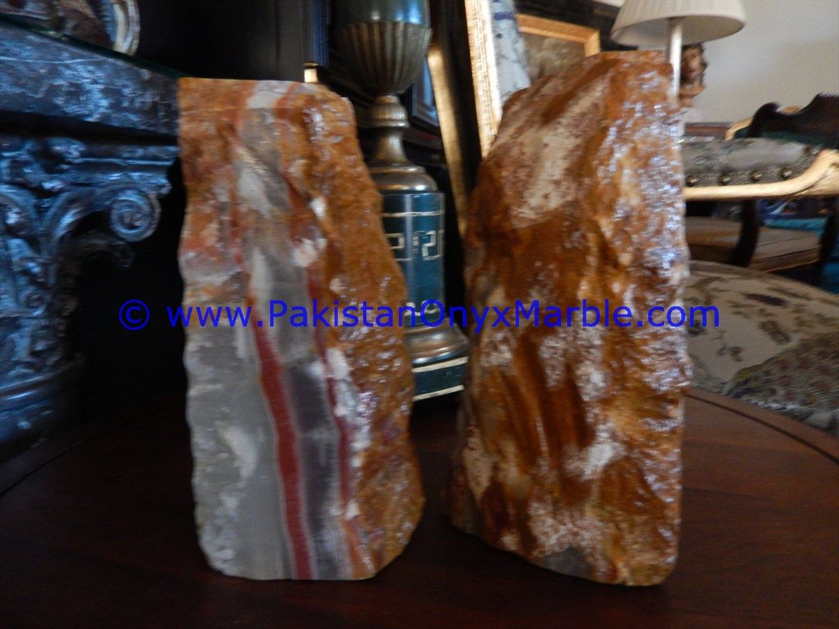 Onyx Bookends Natural Rough-03