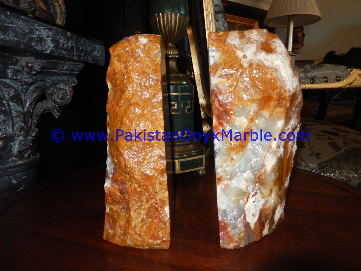 Onyx Bookends Natural Rough-05