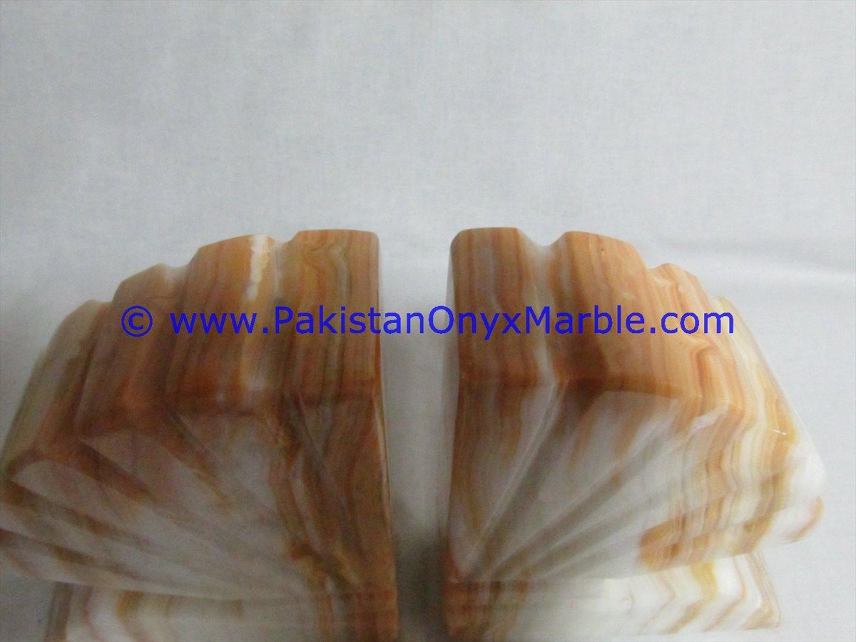 Onyx Bookends Shell Shaped-05