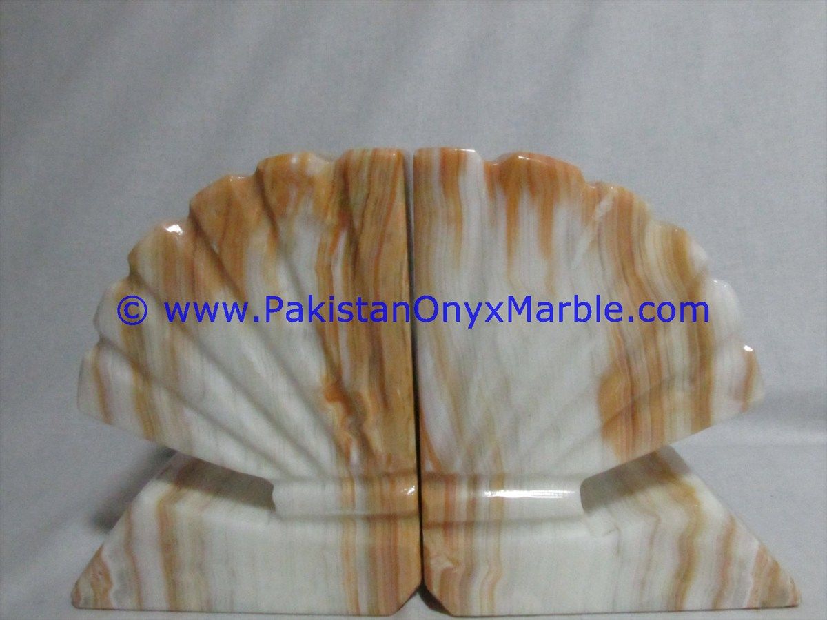 Onyx Bookends Shell Shaped-06