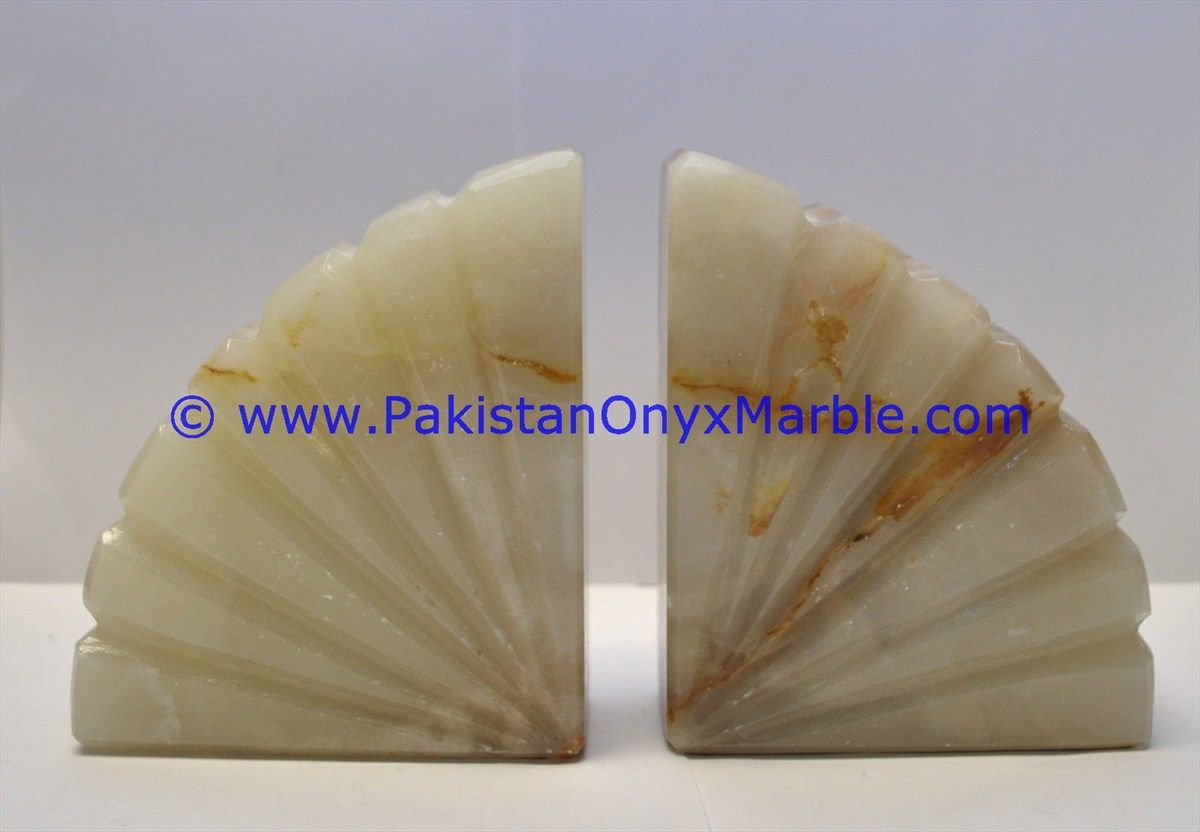 Onyx Bookends Shell Shaped-08