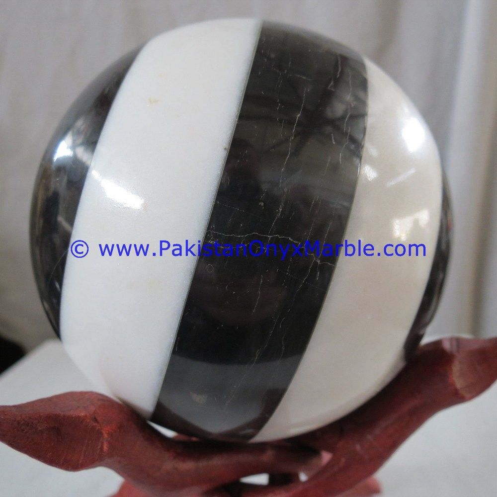 Multi Stone Marble Sphere Handcarved Round Ball-01