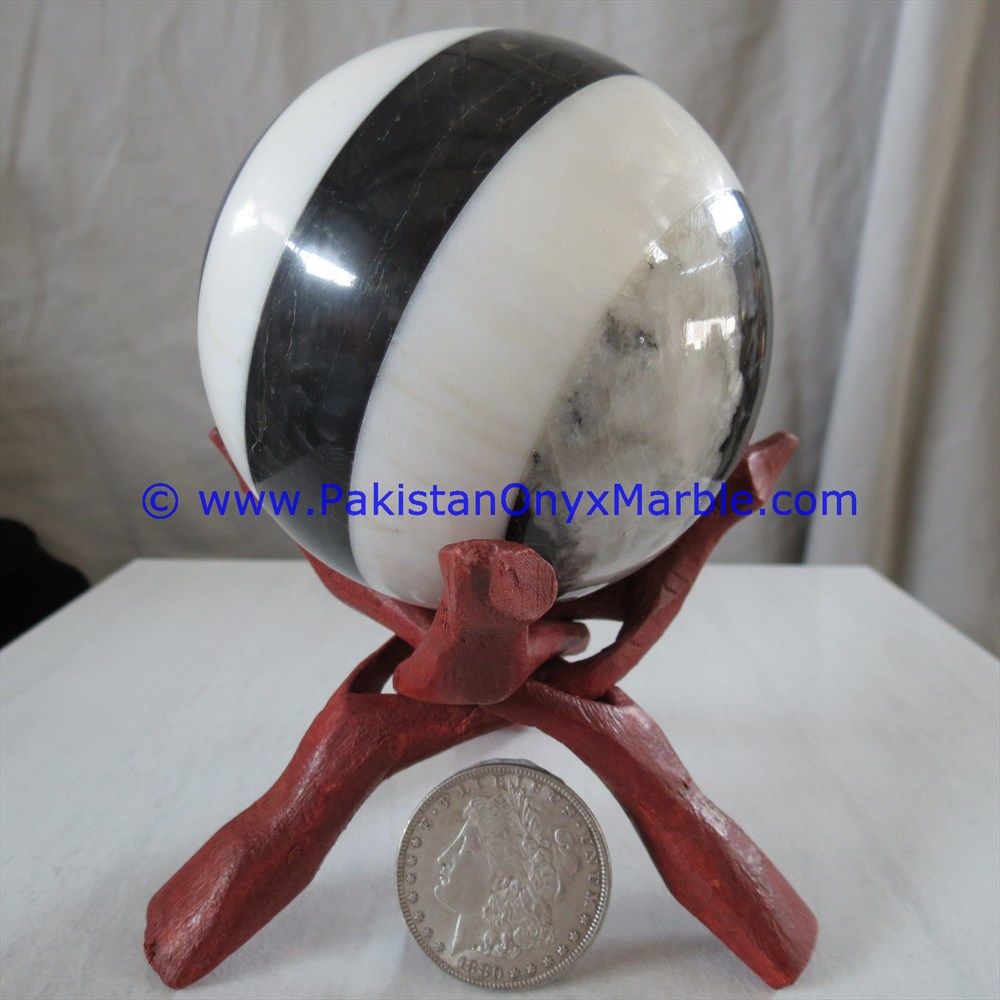 Multi Stone Marble Sphere Handcarved Round Ball-03