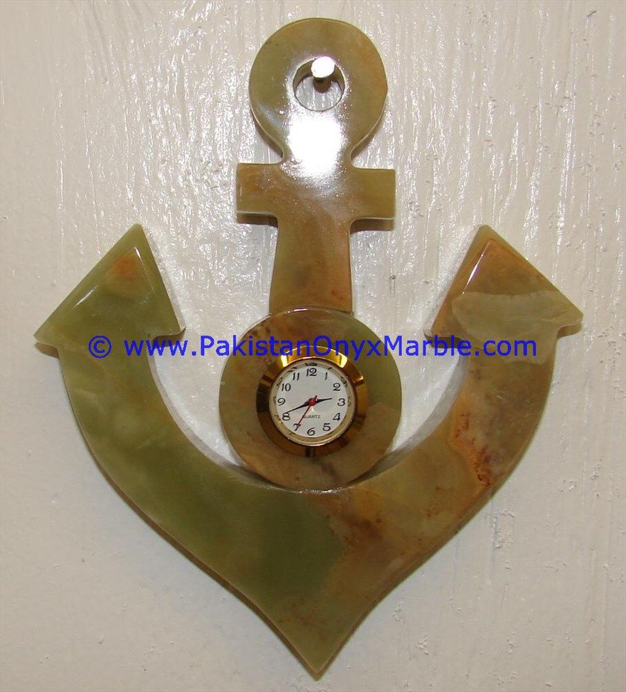 Onyx Clocks Anchor Shaped Handcarved-01