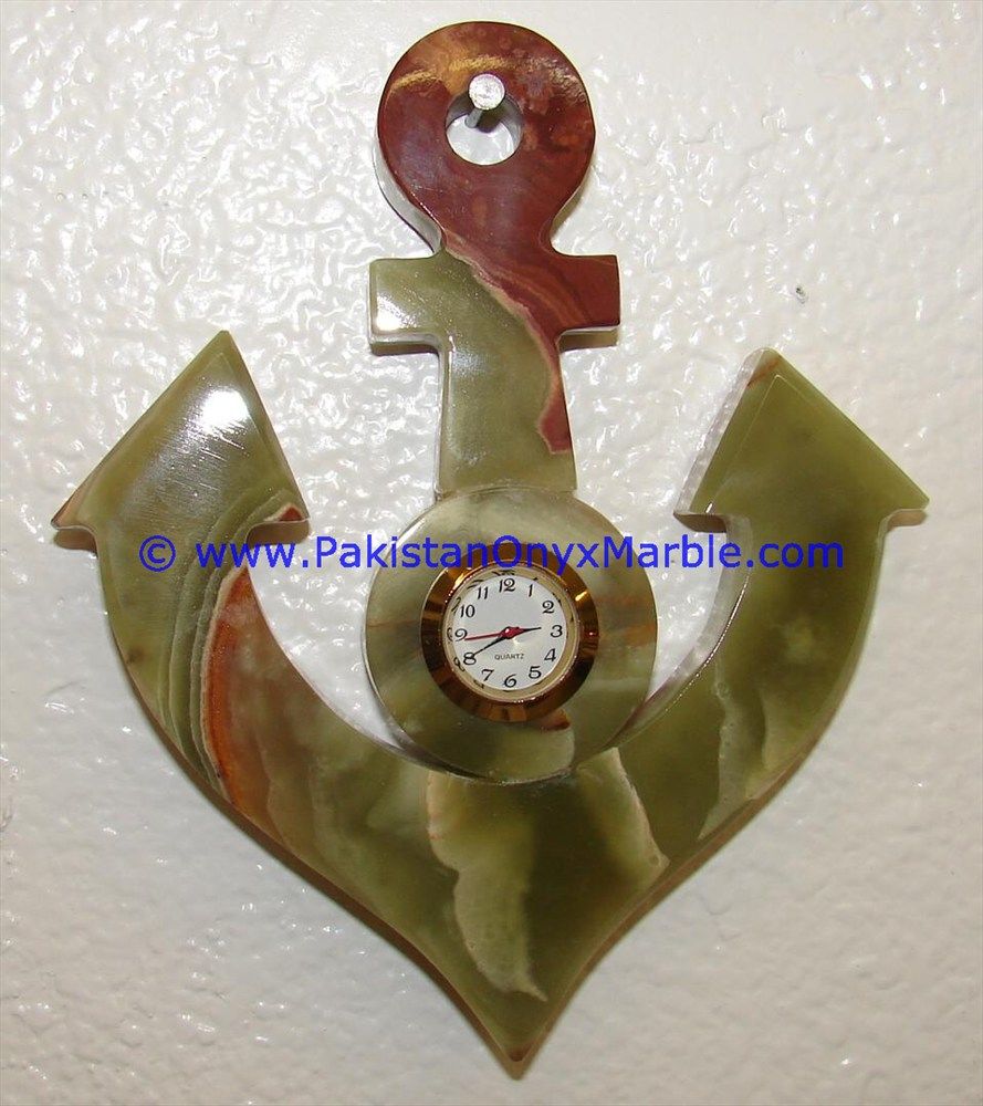 Onyx Clocks Anchor Shaped Handcarved-02