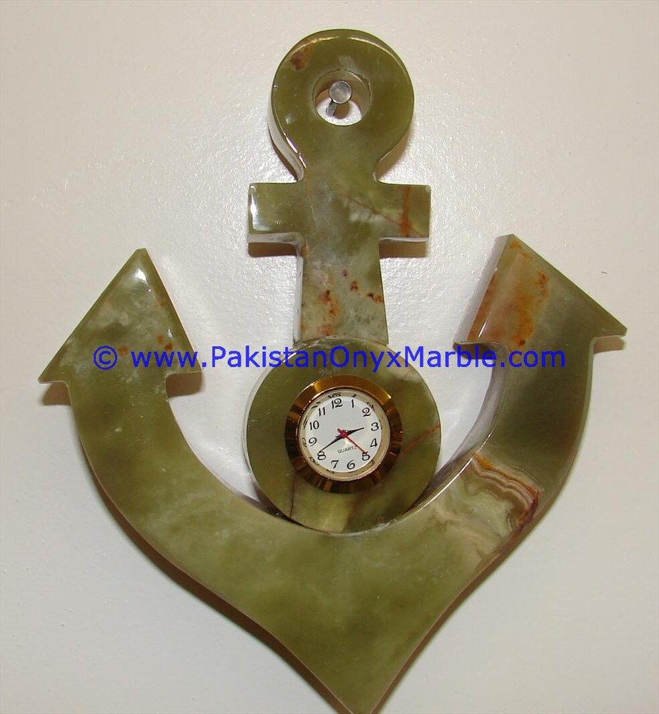 Onyx Clocks Anchor Shaped Handcarved-04